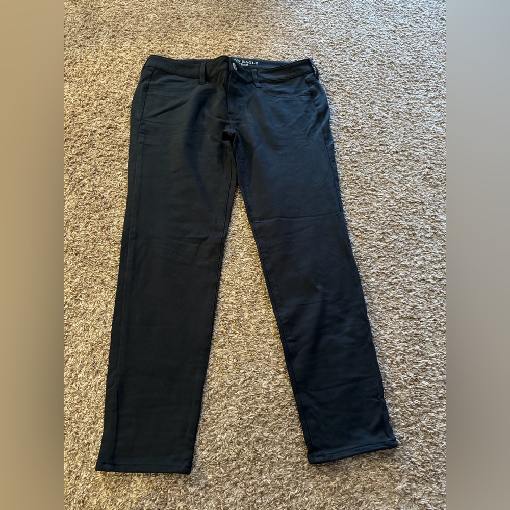 American Eagle Outfitters, black, super stretch, jeggings